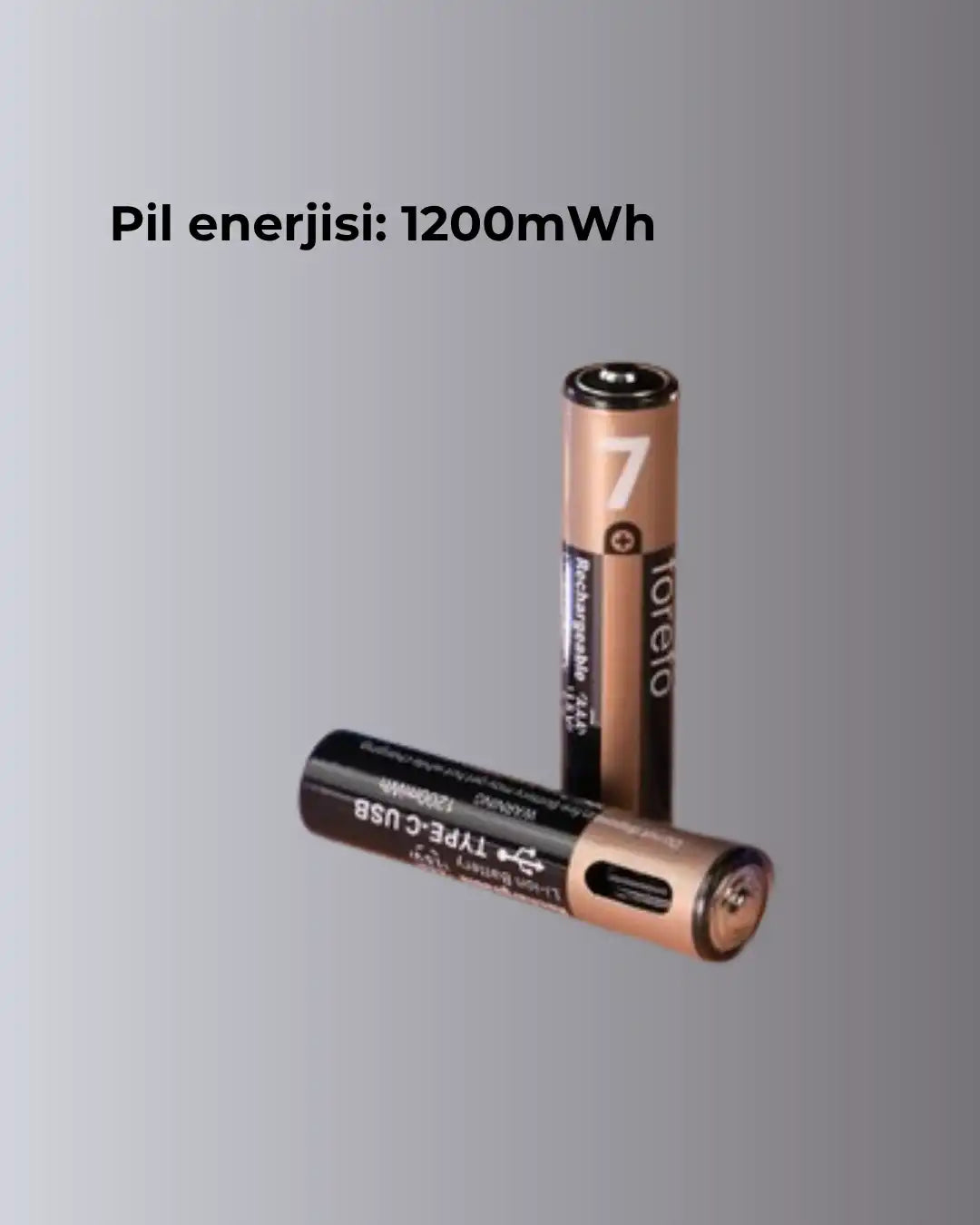 PlugCell™ Pro: AAA Boyutunda USB Şarjlı Pil – Kompakt Tasarım, Geniş Uyumluluk
