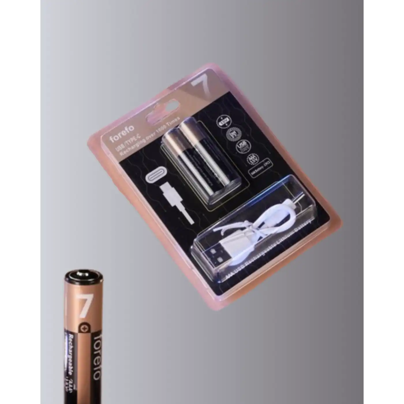 PlugCell™ Pro: AAA Boyutunda USB Şarjlı Pil – Kompakt Tasarım, Geniş Uyumluluk