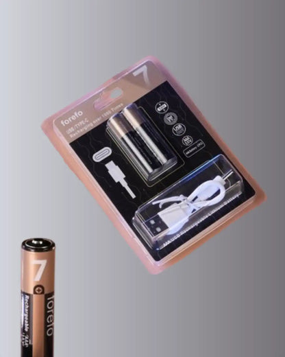 PlugCell™ Pro: AAA Boyutunda USB Şarjlı Pil – Kompakt Tasarım, Geniş Uyumluluk